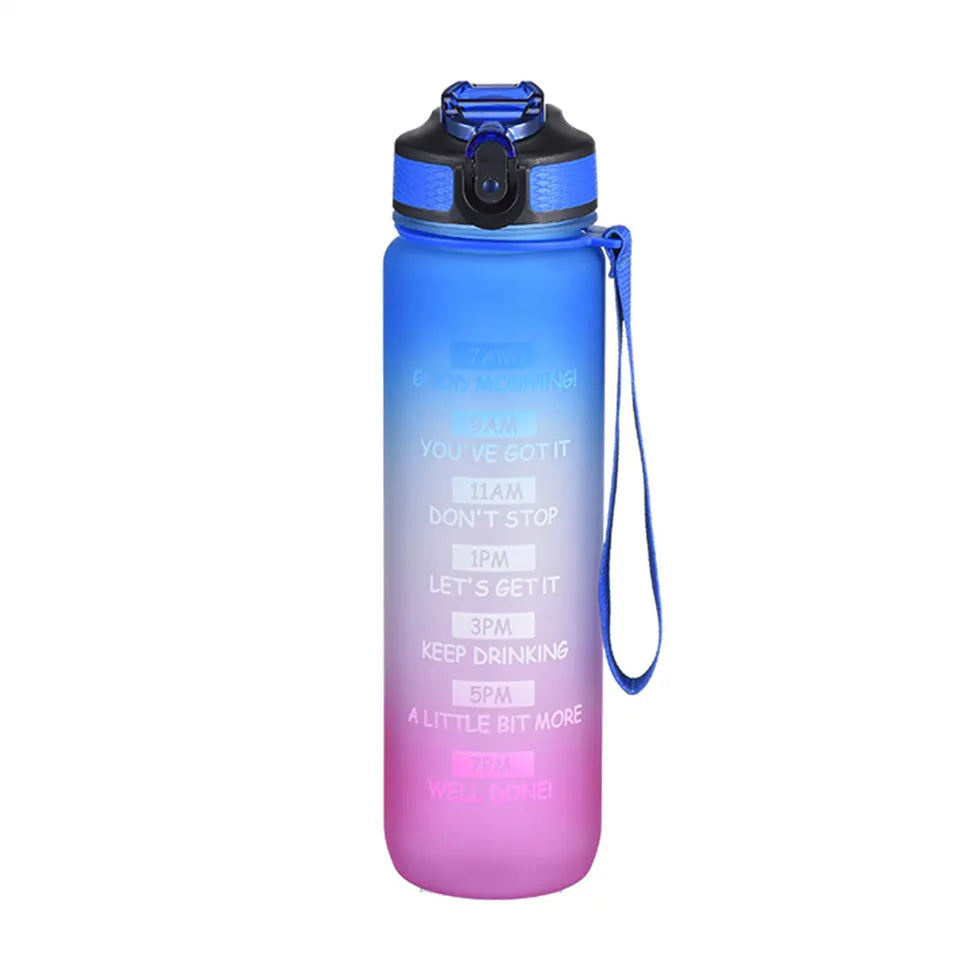 Motivational Leakproof Sport Travel Water Bottle
