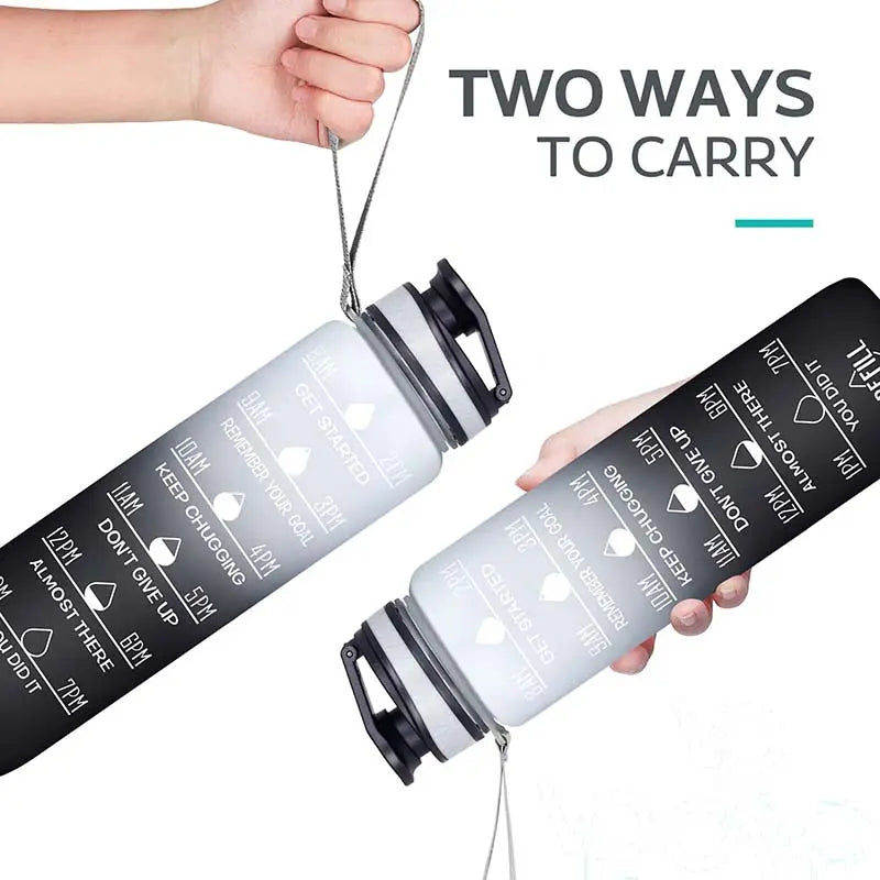 Motivational Leakproof Sport Travel Water Bottle