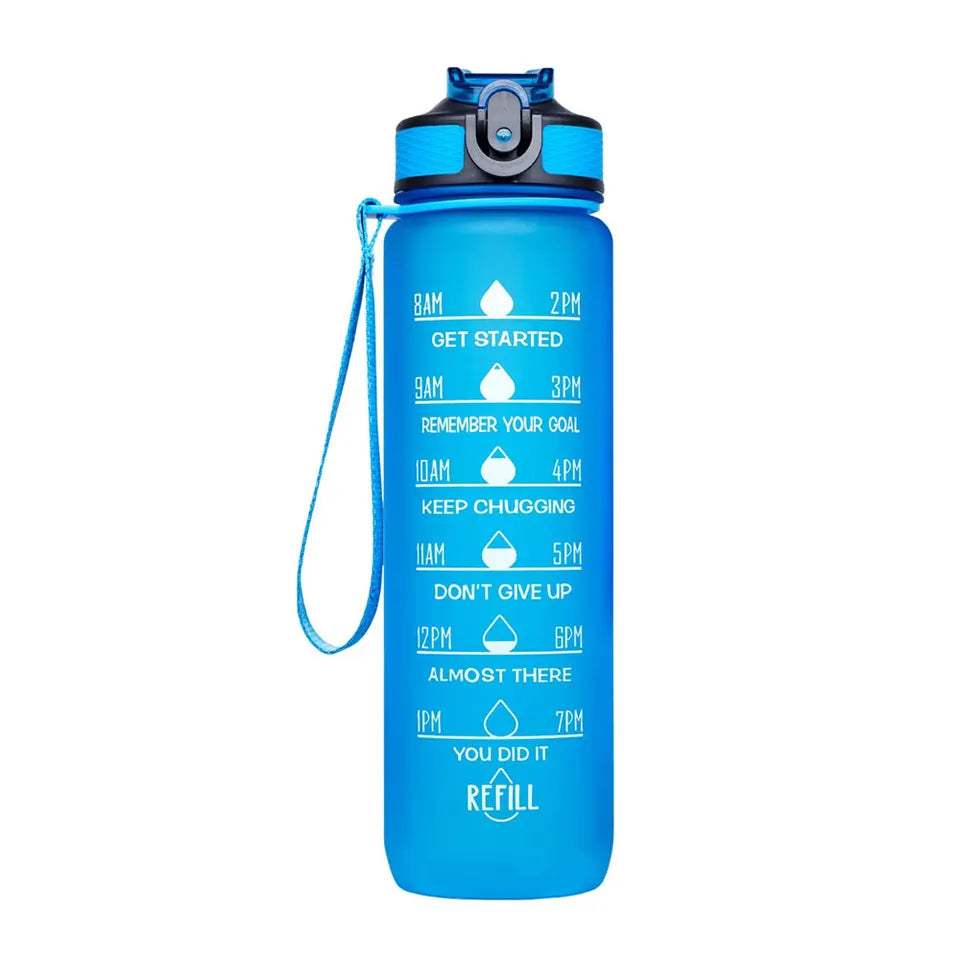 Motivational Leakproof Sport Travel Water Bottle