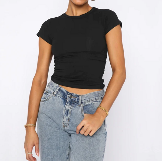 Seamless below the waist t-shirt
