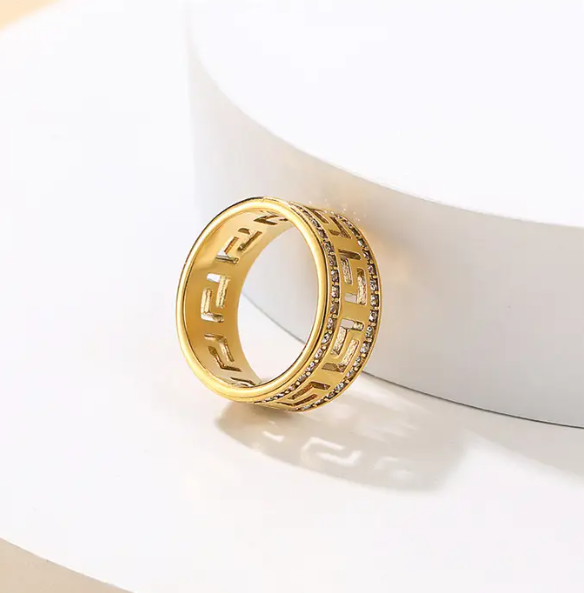 18K Gold Plated Cleo Ring