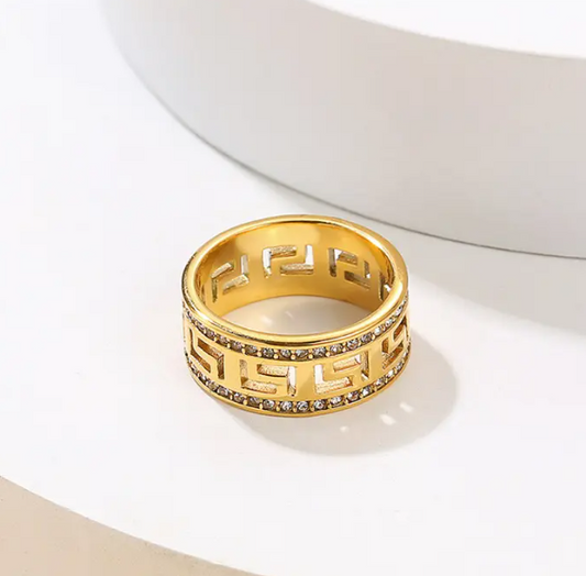 18K Gold Plated Cleo Ring