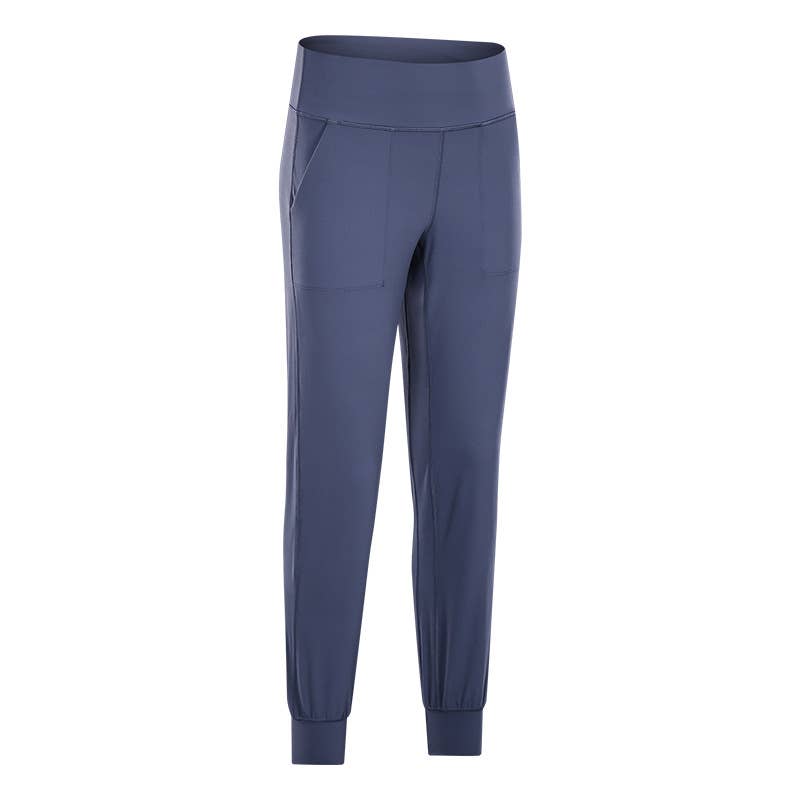 Branded High Waist Second Skin Joggers