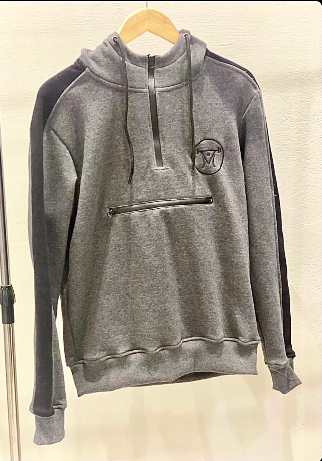 Zipper Accent Cotton 2 Piece Streetwear Tracksuit