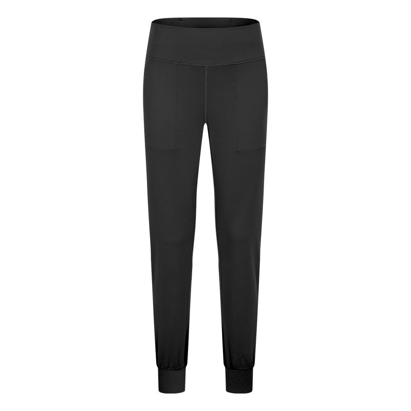 Branded High Waist Second Skin Joggers