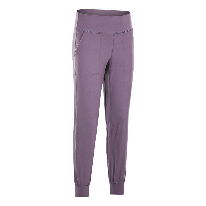 Branded High Waist Second Skin Joggers