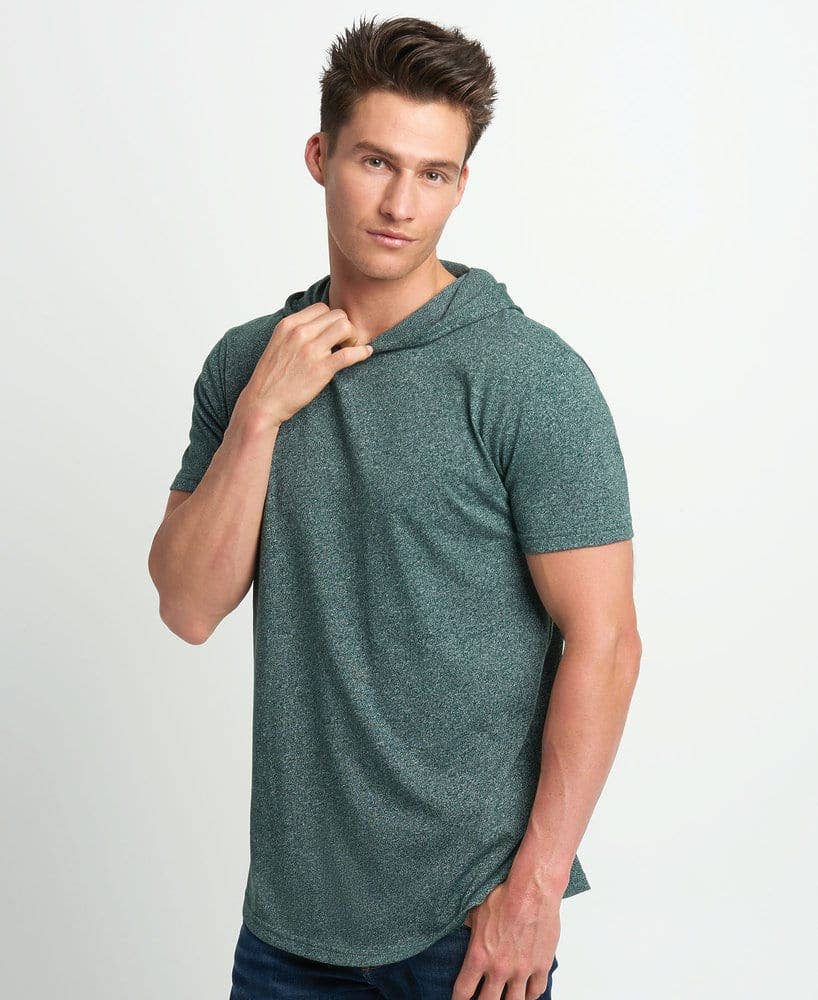 Mock Twist Short Sleeve Hoodie