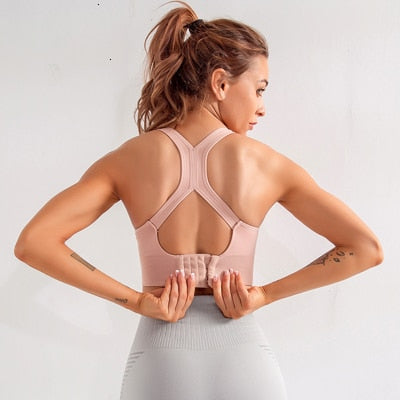 High Impact Adjustable Seamless Sports Bra