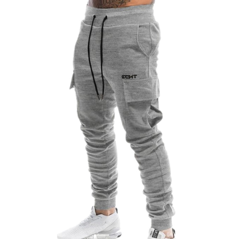 Multi-Pocket Cargo Cotton Joggers