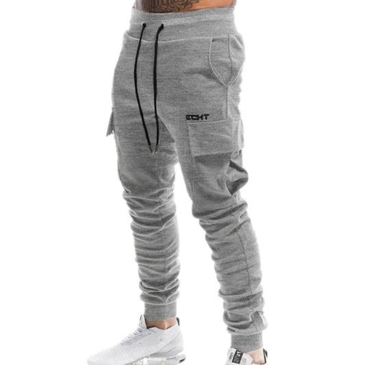 Multi-Pocket Cargo Cotton Joggers