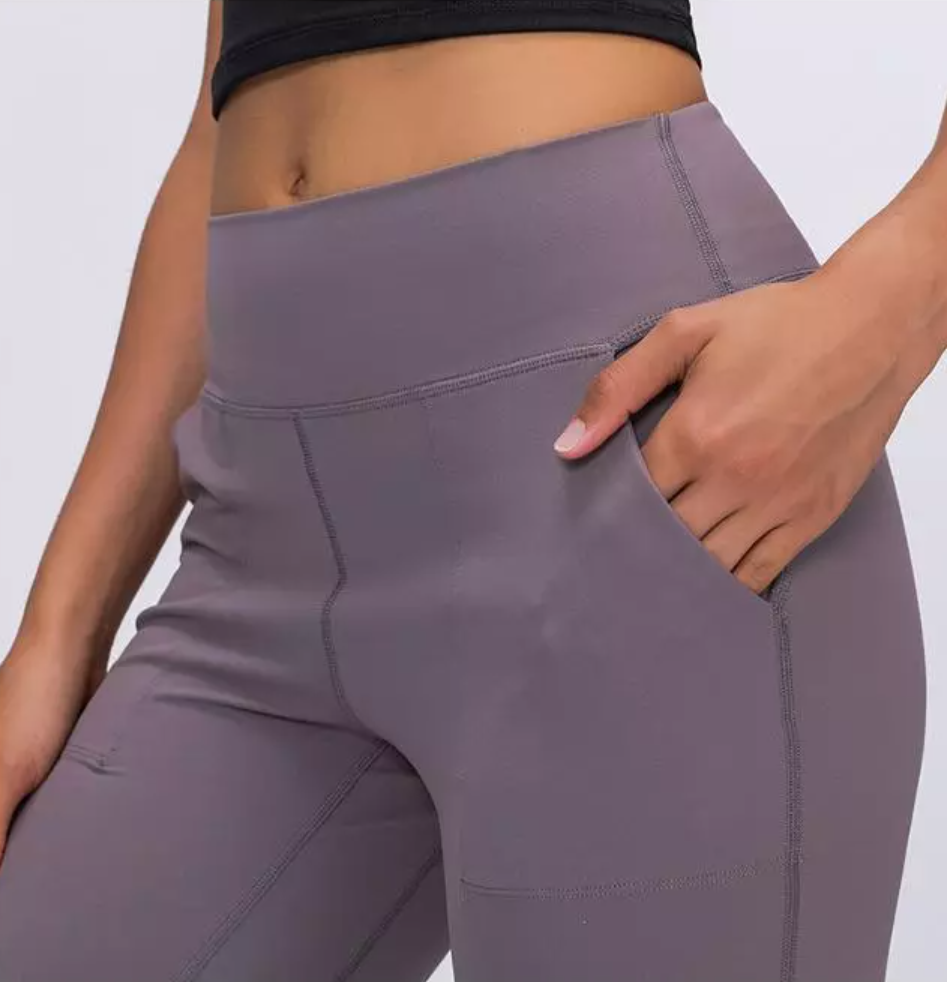 Branded High Waist Second Skin Joggers