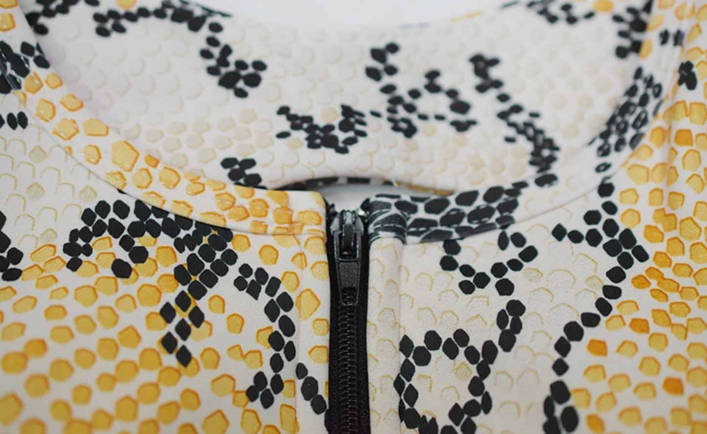Snake Skin Printed Yoga Set