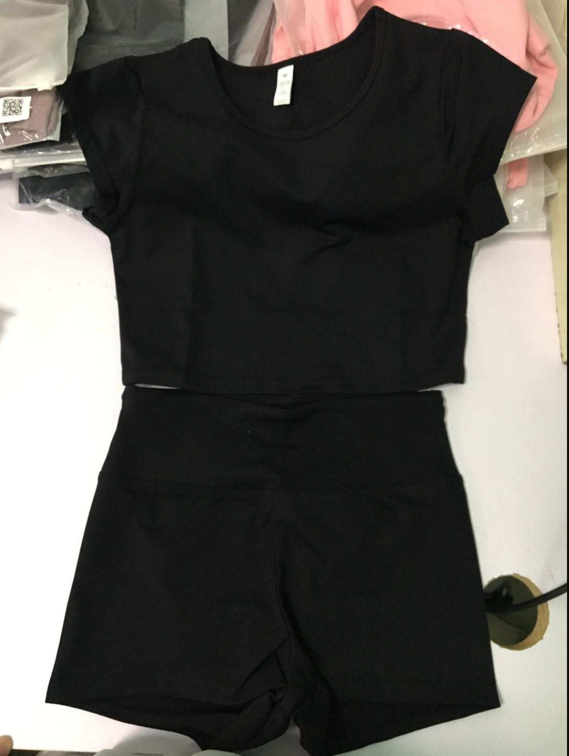 Eco-Friendly Gym Yoga Shorts Set