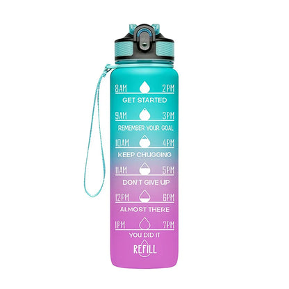 Motivational Leakproof Sport Travel Water Bottle