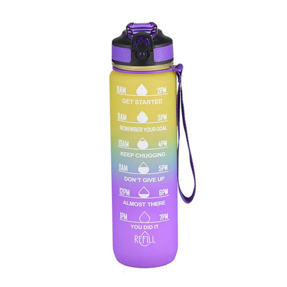 Motivational Leakproof Sport Travel Water Bottle