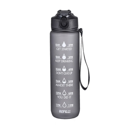 Motivational Leakproof Sport Travel Water Bottle