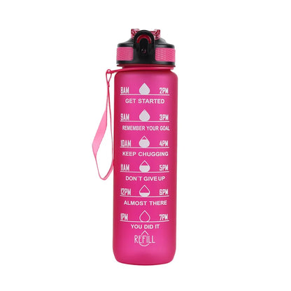 Motivational Leakproof Sport Travel Water Bottle