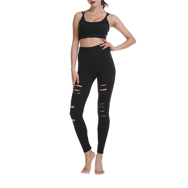 Ripped Edgy Leggings (Ships in 24 hrs.)
